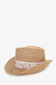 Christian Dior 2023 D-Bobby Small Brim Hat Straw