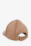 Max Mara Tan Virgin Wool 'Nella' Baseball Hat Size 58