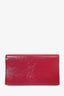 Saint Laurent Fuchsia Patent Leather Belle De Jour Flap Clutch