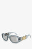Versace Grey Clear Medusa Biggie Sunglasses