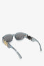 Versace Grey Clear Medusa Biggie Sunglasses