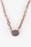 Tiffany & Co. Silver 'Return to Tiffany' Oval Tag Choker Necklace