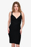 Herve Leger Black Sleeveless Bandage Dress Size M