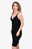 Herve Leger Black Sleeveless Bandage Dress Size M