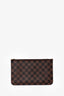 Louis Vuitton 2014 Damier Ebene Neverfull Pouch GM (As Is)