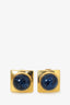 Gucci Blue/Gold Clip-On Earrings