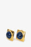 Gucci Blue/Gold Clip-On Earrings