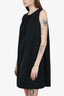 Lida Baday Black Sleeveless Ruched Dress size 14