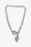 Tiffany & Co. Sterling Silver Heart Toggle Chain Necklace