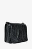 Saint Laurent Black Vintage Leather 'Niki' Wallet on Chain