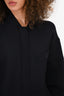 Marie Saint Pierre Black Neoprene Zip-Up Jacket Size 1