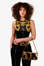 By Far Metallic Gold 'Dulce' Crystal Embellished Shoulder Bag
