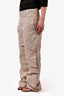 Entire Studios Cream Oversized Cargo Pants Size S