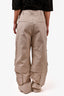 Entire Studios Cream Oversized Cargo Pants Size S