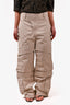 Entire Studios Cream Oversized Cargo Pants Size S