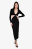 Cult Gaia Black Knit Cut-Out 'Jana' Dress Size S