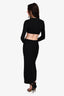 Cult Gaia Black Knit Cut-Out 'Jana' Dress Size S