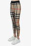 Burberry Kids Beige Check Leggings size 12Y