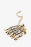 Christian Dior Gold Tone Crystal 'J'ADIOR' Ear Cuff
