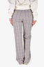 M Missoni Purple Plaid Trousers Size 40