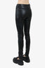 Saint Laurent Black Leather Skinny Pants size 25