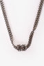David Yurman Sterling Silver Baby Box Chain Knotted Necklace