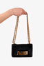 Christian Dior Black Leather Mini J'Adior Chain Flap Bag