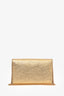 Saint Laurent 2013 Gold Leather Wallet on Chain