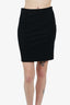Givenchy Black Tie-up Midi Skirt size Medium