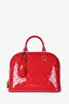 Louis Vuitton 2013 Fuchsia Vernis Patent Leather Alma PM Top Handle