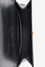 Pre-loved Chanel™ 2016/17 Black Leather Chevron Patterned Medium Boy Crossbody