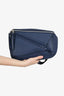 Loewe Navy Leather Puzzle Waist Pouch Bumbag