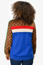 Gucci GG Monogram Web Zip-Up Jacket Size M Mens