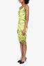 MISBHV Green/Yellow SSENSE Exclusive Mini Dress Size XS