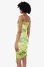 MISBHV Green/Yellow SSENSE Exclusive Mini Dress Size XS