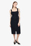 Shushu/Tong Navy Wool Zip-up Mini Dress Size 8