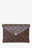 Louis Vuitton Brown Monogram Kirigami Three Piece Envelope Pouch