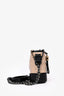 Pre-loved Chanel™ 2018/19 Beige/Black Quilted Small Gabrielle Shoulder Bag