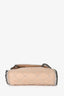 Stella McCartney 2015 Blush Faux Suede Leather Quilted Falabella Crossbody