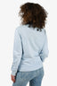 Kenzo Blue Logo Embroidered Sweater Size S