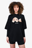 Palm Angels Black Bear Printed T-Shirt Size XS