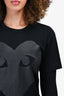Comme des Garcons Play Black Heart Print T-Shirt Size S