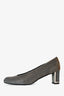 Stuart Weitzman Metallic Leather Pyrite Nocturn Frames Heels Size 37