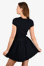Red Valentino Black Wool Knit Dress Size L
