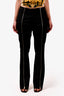 Martine Rose Black Ribbed Zip Detailed Pants Size M
