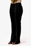 Martine Rose Black Ribbed Zip Detailed Pants Size M