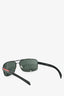 Prada Grey 'Linea Rossa' Aviator Sunglasses