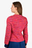 Escada Sport Pink Multi Tweed Evening Jacket Size 38