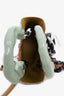 Ottolinger Green Rubber Moiree Paint Mini Ceramic Bag