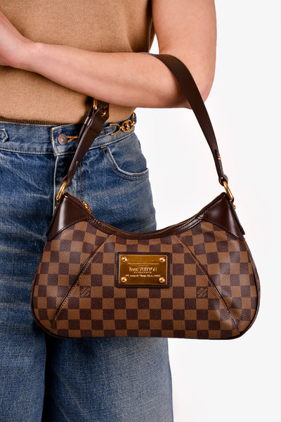 Louis Vuitton 2011 Damier Ebene Thames PM Shoulder Bag – Mine Yours